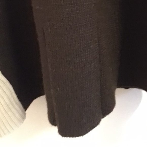 Y2K Lole Wool Blend Two Tone Preppy Mock Neck Sweater - Picture 6 of 10